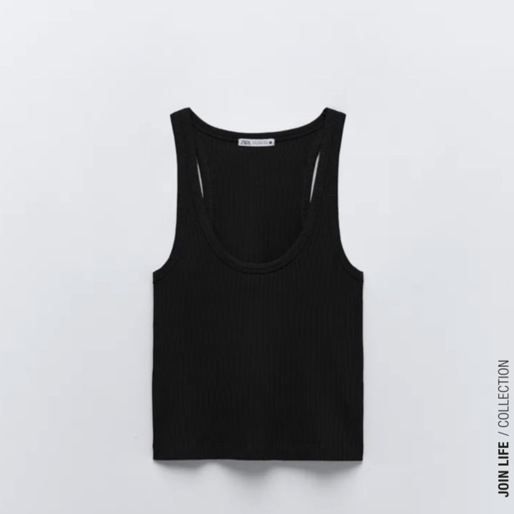✨NWT✨ Zara Ribbed Racer-Back T